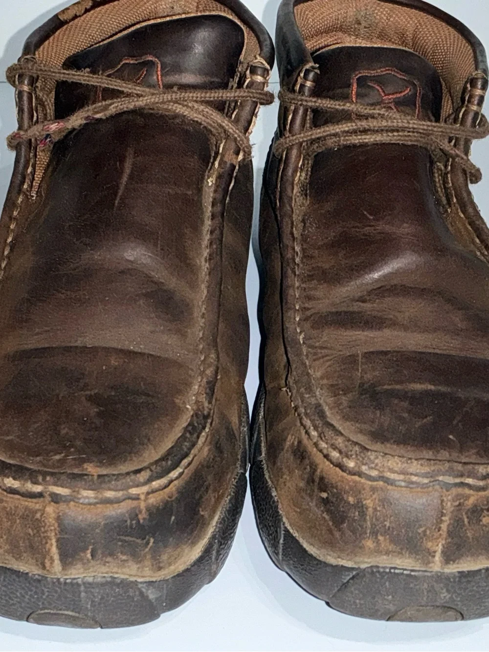 Steal Toe Safety Twisted X Men's Brown Leather Chukka Boots 9.5 western workwear